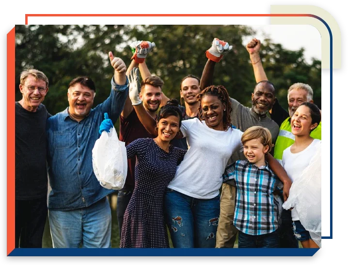 Blue Heron Law, LLC A group of people standing together holding beer.